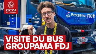 La visite de la cuisine du team Groupama FDJ