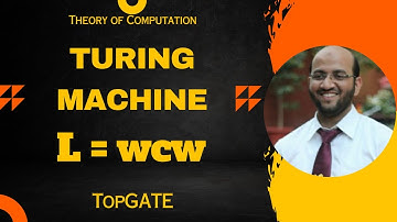Turingmachine voor L = wcw in het Engels | Turingmachine voor de taal WCW | Automatentheorie | In...