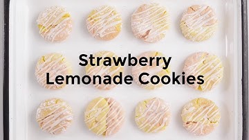 Strawberry Lemonade Cookies