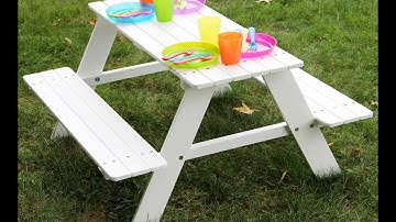 Kids Picnic Table Basic Assembly
