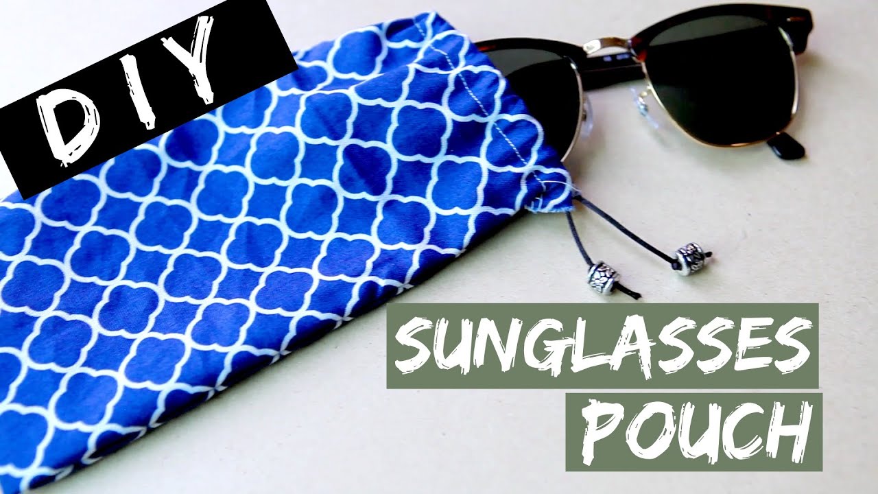DIY SUNGLASSES POUCH + FREE GLASSES!! YouTube