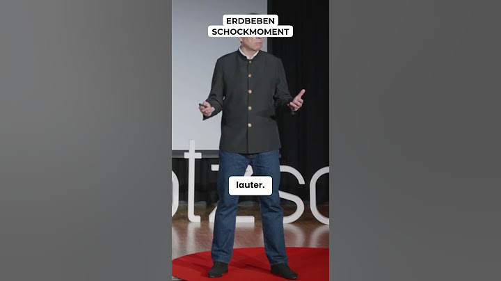 Erdbeben Schockmoment