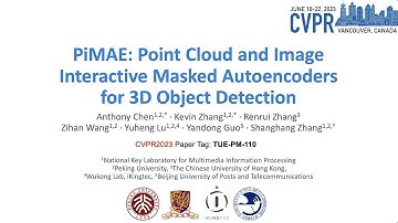 [CVPR 2023] PiMAE: Point Cloud and Image Interactive Masked Autoencoders for 3D Object Detection