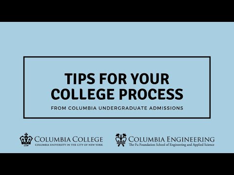 Tips from Undergraduate Admissions!