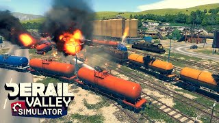 Old Rusty DE6 Train Accident | Derail Valley Accidents Happen | Part-02