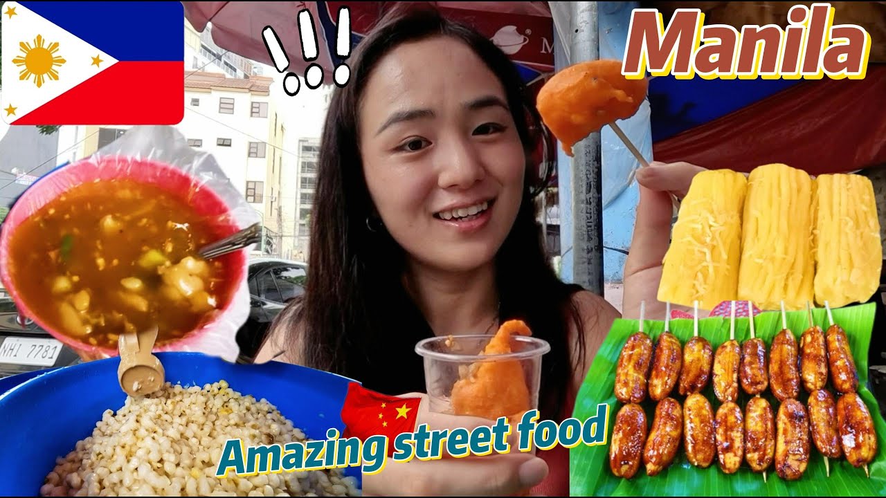 Chinese Girl Falls in Love with Philippines Street Food and Meets the Kindest Filipina 🇨🇳🇵🇭