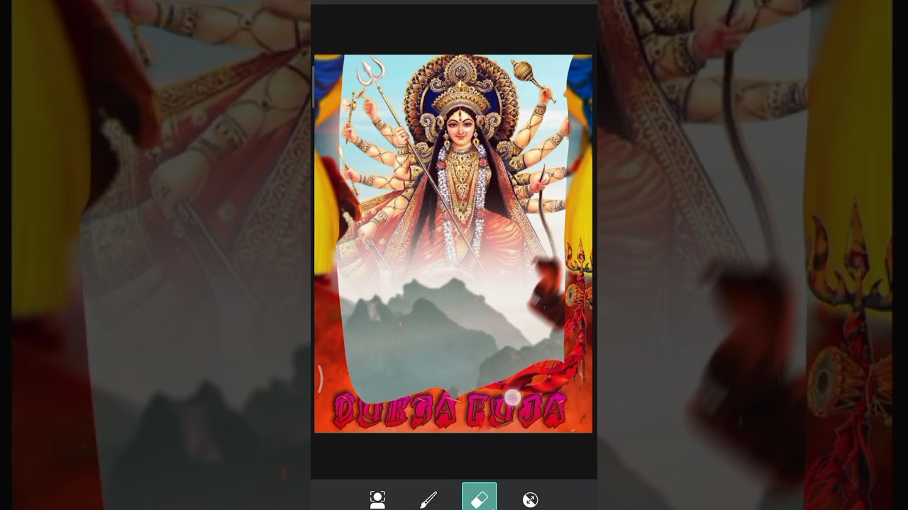 Durga puja photo editing //2022// navratri durgapuja special 