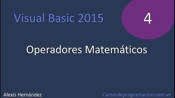 Visual Basic 2015   Tutorial 4 Operadores Matematicos