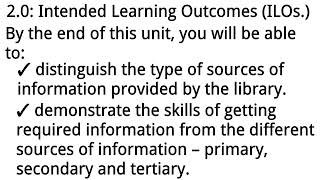 National Open Uni._ GST 104 - Use of Library... Module 2; Unit 1.