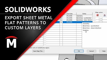 Exporting Sheet Metal to DXF Layers | SOLIDWORKS Tech Tip