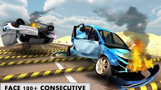 Car Vs Spped Bump Game..  Car crash speed bump. #gamingt3 #gmae_play #vidiogames screenshot 5
