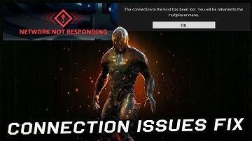 Warframe - The Network Connection Has Been Lost FIXED
