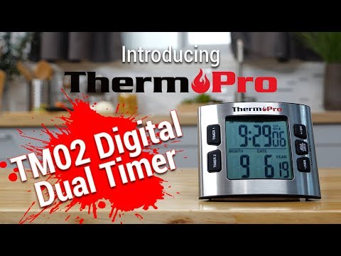 Introducing ThemoPro TM02 Dual Digital Kitchen Timer