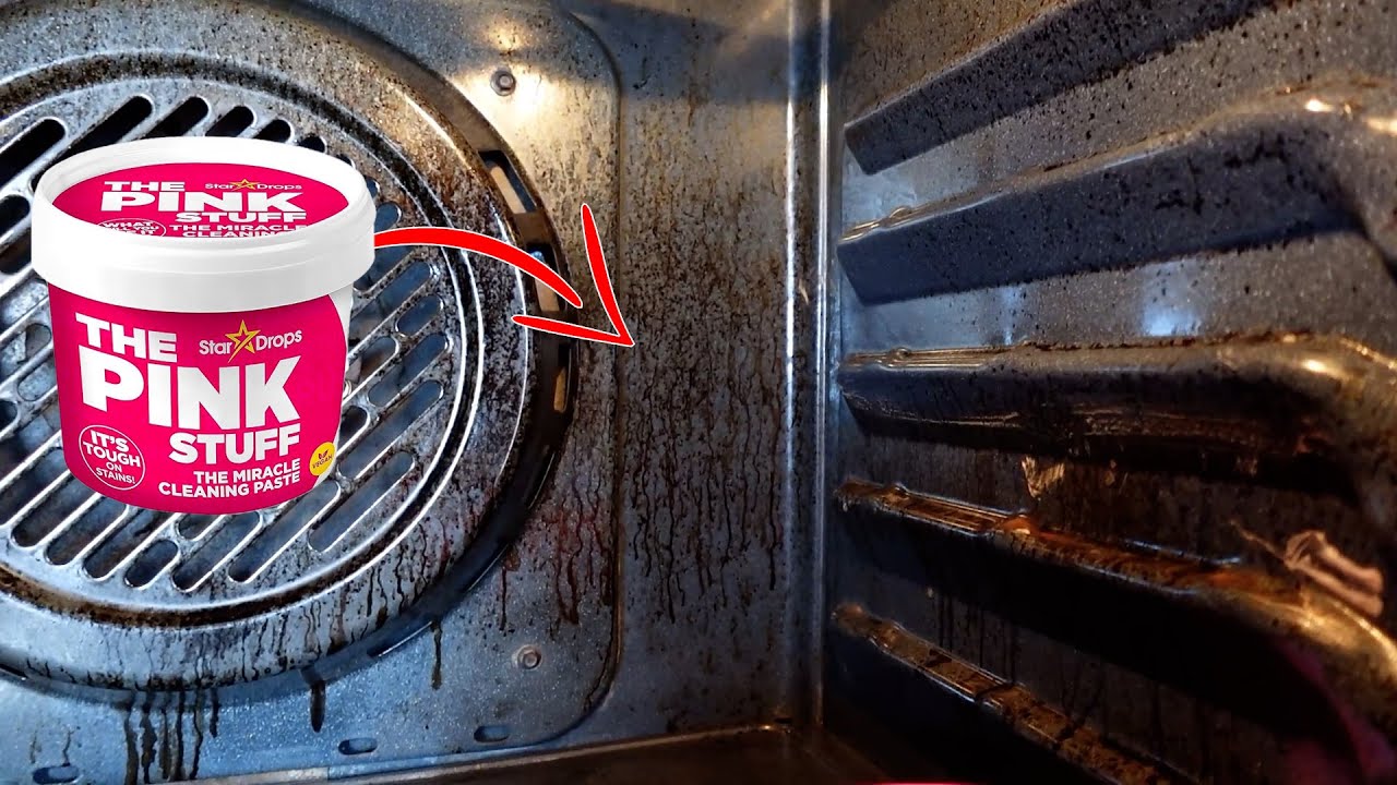 Cleaning oven with the Pink Stuff - How to clean an oven - YouTube