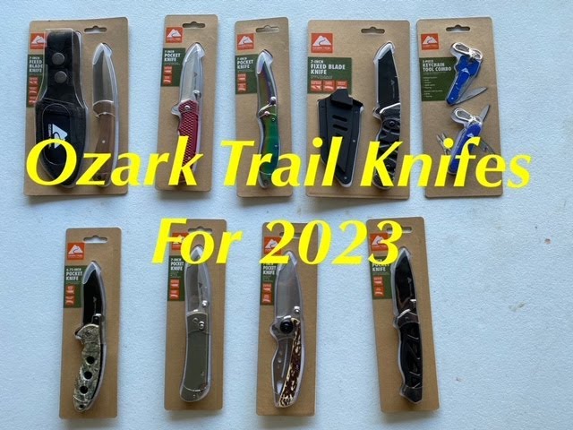 Ozark Trail 6 PC Fish Fillet Knife Multi Set with Straight Edge