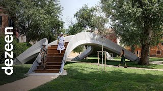 Striatus 3D-printed bridge “establishes a new language for concrete” says Holcim CEO | Dezeen