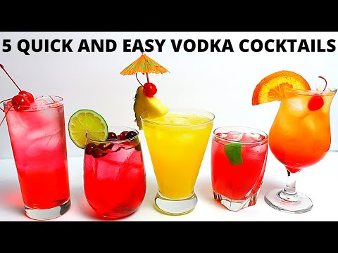 5 Easy Vodka Cocktails