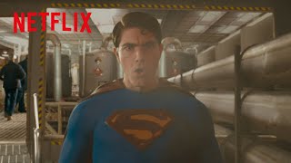 知られざる能力 - ガス爆発を一息で消火するスーパーマン | スーパーマン リターンズ | Netflix Japan