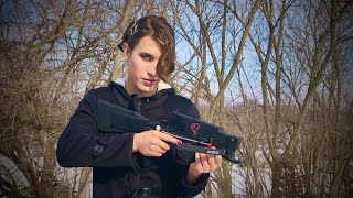 How to made a pistol crossbow magazine and stock