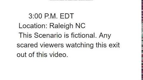 EAS Scenario: Nuclear Missile Attack I (Part 1)