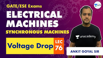 Electrical Machines | Lec 76 | Voltage Drop in Synchronous Machines | GATE/ESE Electrical Engg