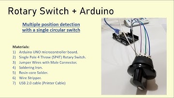 Rotary Switch and Arduino Tutorial: Multiple State Detection with no Resistors