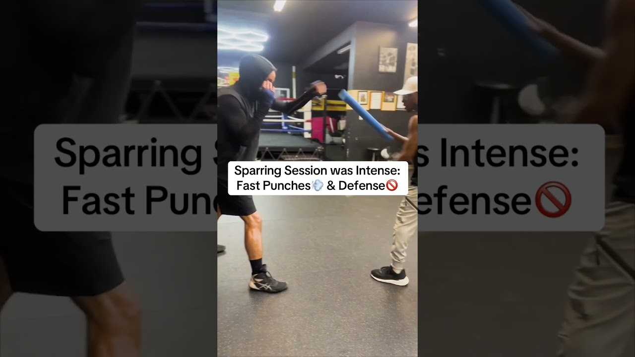 Sparring Session was Intense: Fast Punches & Defense!