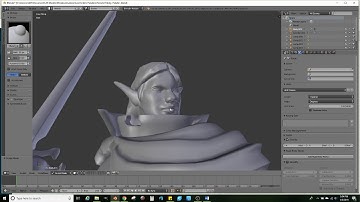 3D Modeling for 3D Printing with mz4250 - Firbolg Female Paladin