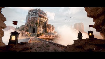 Creating a Sci-Fi Fantasy Environment in Blender 4.0 Cycles / Photoshop / Megascans