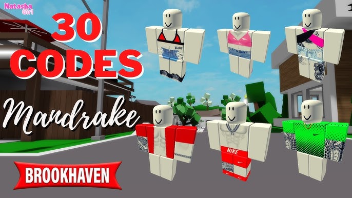 50+ CÓDIGOS DE ROUPAS MANDRAKE PRO BROOKHAVEN - Roblox 