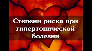 Степени риска при гипертонической болезни Степени риска при гипертонической болезни