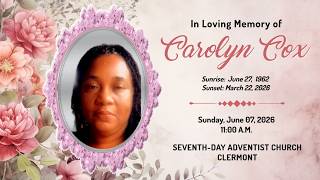 CAROLYN COX MEMORIAL