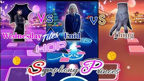 Wednesday vs enid vs thing, tileshop game