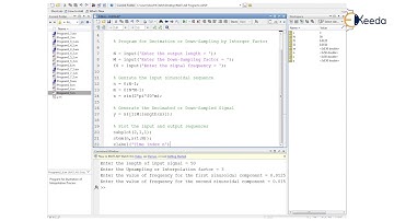 MATLAB Program Decimation by Integer Factor