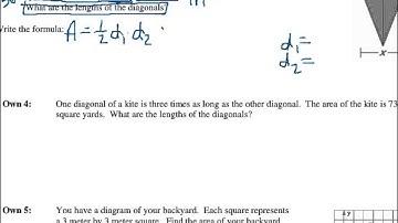11 2 Areas of Trapezoids, Rhombuses and Kites