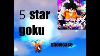 new 5 star goku super (koku supa) showcase