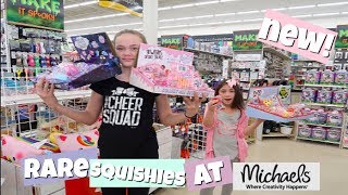 RARE SQUISHIES & SLIME AT MICHAELS!! VLOG