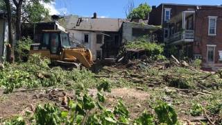 Pre-demolition work begins in Mulder Square