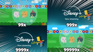 Super Simple Songs Pop The Bubbles With Disney Plus Simpsons Intro Combined 999999x speed