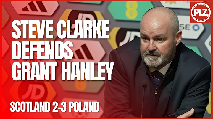 Steve Clarke BRONI Granta Hanleya po fali krytyki za porażkę Polski!