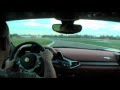 Ferrari 458 italia en piste  magazine vo