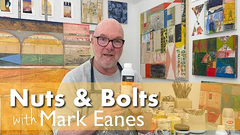 Varnishing my acrylic / mixed media paintings