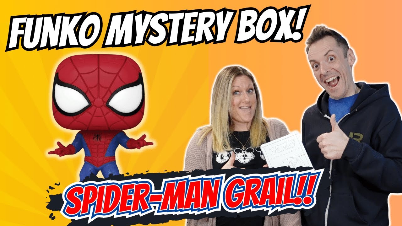 Opening up a Funko pop MYSTERY BOX we pull a Spider-Man GRAIL!