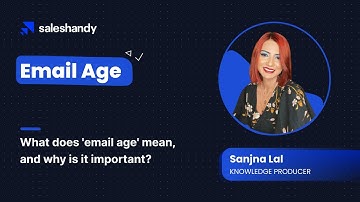 Saleshandy 3.0 🚀| Email Age 📨