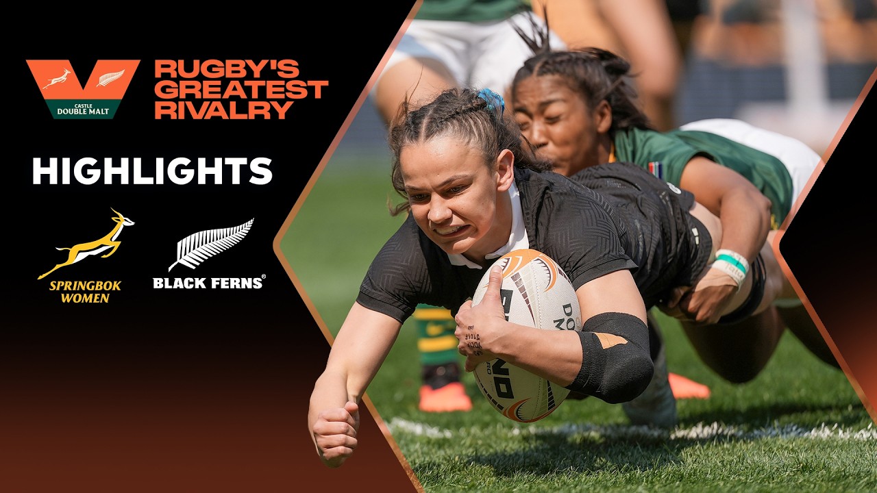 HIGHLIGHTS | Springbok Women vs Black Ferns | Greatest Rivalry Tour | Sky Sport NZ