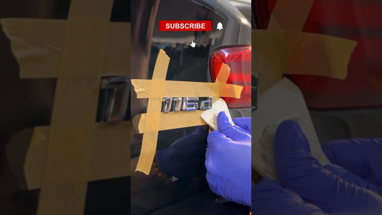 Bmw 1 Series F20 LCI Amblem Removal