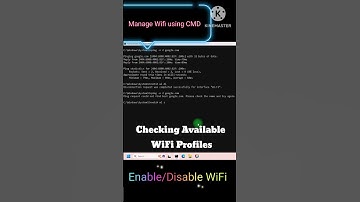 Control WiFi with CMD: Quickly Disable/Enable in Windows #cmdtricks #windowstips