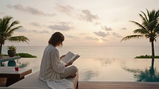 Serene Evening Reflections 🌅 | Sunrise Beach House Vibes for Relaxation