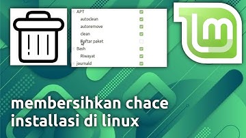 membersihkan sampah di linux mint