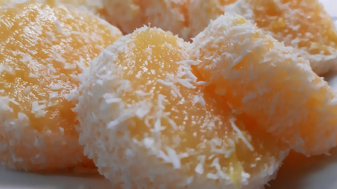 ب 2 برتقالة هتعملي احلى حلوى تركي - حلوى الحلقوم التركية بدون جيلاتين - حلوى البرتقال المنعشة جداااا